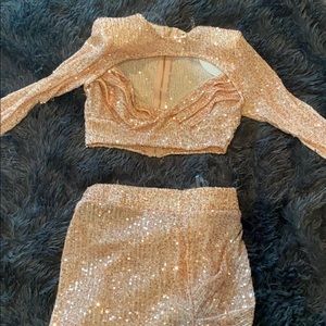 Two piece, going out/ club outfit.